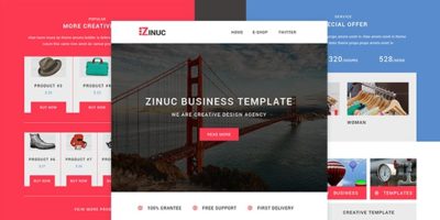 Zinuc - E-Commerce Responsive Email with Stampready builder by MailStore