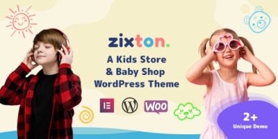 Zixton - Baby Fashion WooCommerce Theme by SmartDataSoft