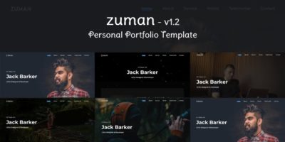 Zuman - Creative Personal Portfolio by ixTheme