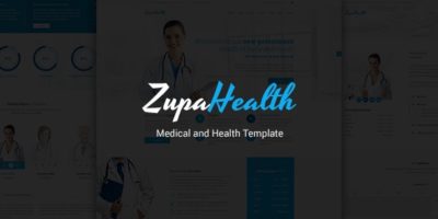 ZupaHealth – Medical and Health PSD Template by artbart