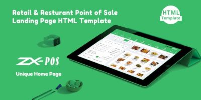 Zxpos - Sass Retail & Restaurant Point of Sale Landing Page HTML Template by creativemela