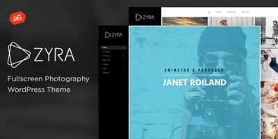 Zyra - Fullscreen Photography Theme by ProgressionStudios