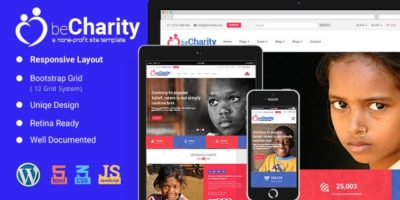 beCharity - WordPress Charity Theme by LinearTheme