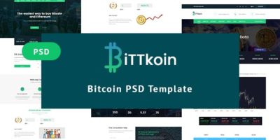 biTTkoin- Bitcoins PSD Template by template_mr