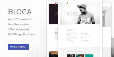 iBloga — Multipurpose Blog Template for creative professions by torbara