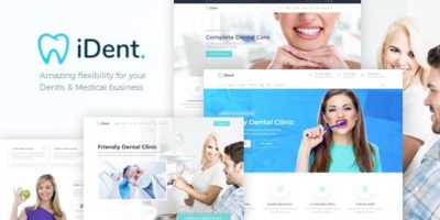 iDent - Dentist & Medical WordPress Theme by Anps