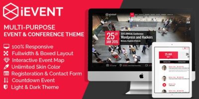 iEVENT - Event & Conference HTML Template by janxcode