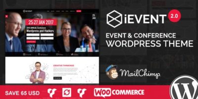 iEvent - Event & Conference WordPress Theme by janxcode