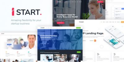 iStart - WordPress Startup Business Theme by Anps