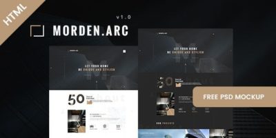 morden.arc - Architecture and Interior HTML Template by cmshaper