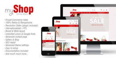 myShop - Responsive Drupal Commerce Theme by inspiromedia